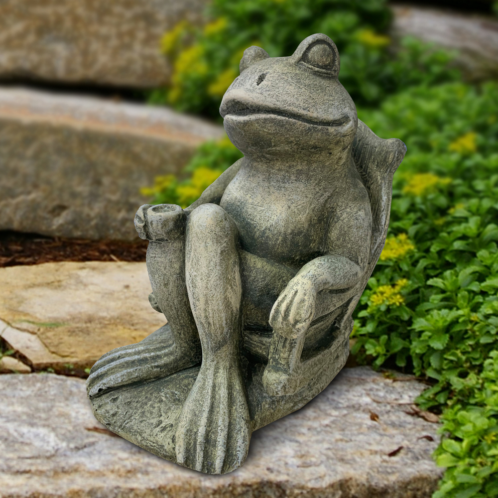 Muskoka Frog Statue - Angelo Décor International Inc.