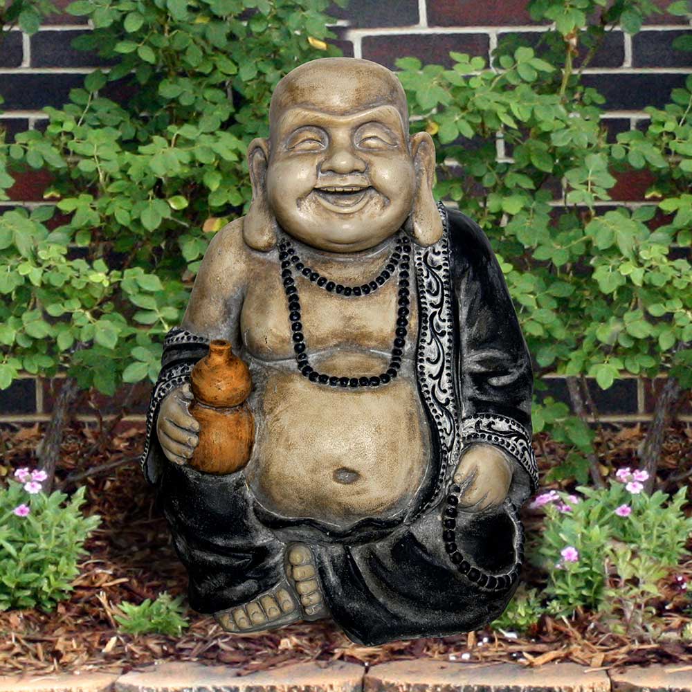 Laughing Buddha Garden Statue