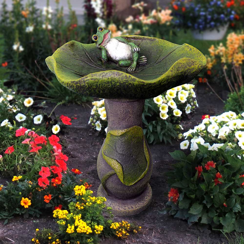 Frog Bird Bath